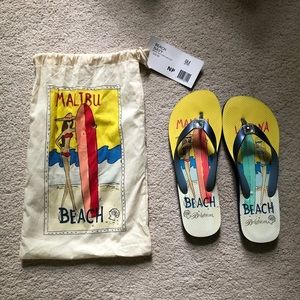 Brighton flip flops size 9